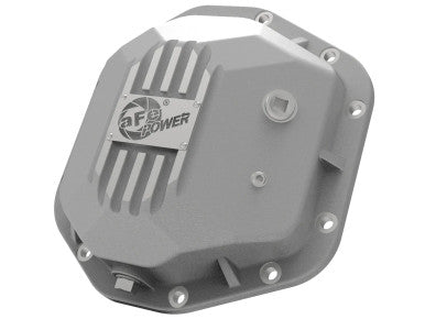 aFe POWER Street Series Rear Differential Cover w/ Machined Fins For 1997-18 Jeep Wrangler (Dana 44) - Raw - 46-71110A