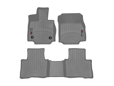 WeatherTech 2019 + Toyota Rav4 Front & Rear FloorLiner - Grey - 461516-1-3