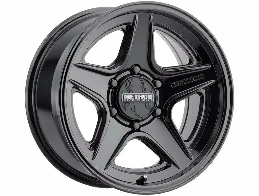 Method MR319 18x8.5 6x135 BP 40mm Offset 6.3in BS 87mm Bore Gloss Black Wheel - MR319885161340