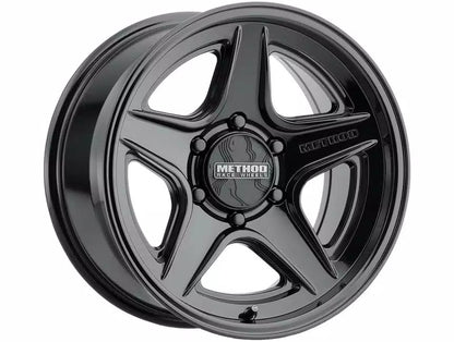 Method MR319 18x8.5 6x135 BP 40mm Offset 6.3in BS 87mm Bore Gloss Black Wheel - MR319885161340