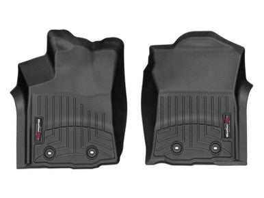 WeatherTech 2018-23 Toyota Tacoma Front FloorLiner - Black (Fits Access/Double Cab) - 4412991