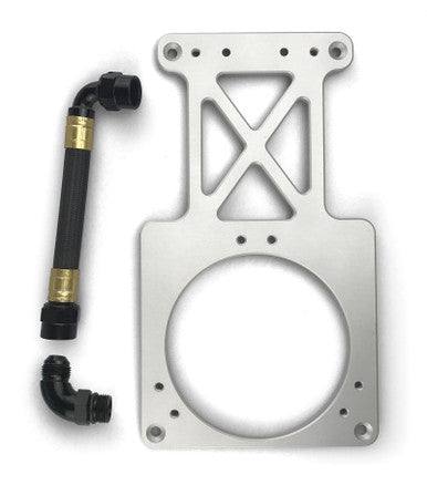 Fuelab Fuel Surge Tank Upgrade Kit (Bracket/Hardware/Hose Assembly/90 Degree Fitting) - 290mm System - 23902