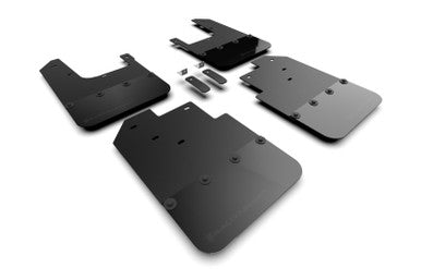 Rally Armor Black Mud Flap w/ Metallic Black Logo for 2016-23 Toyota Tacoma - MF94-BLK-MBK