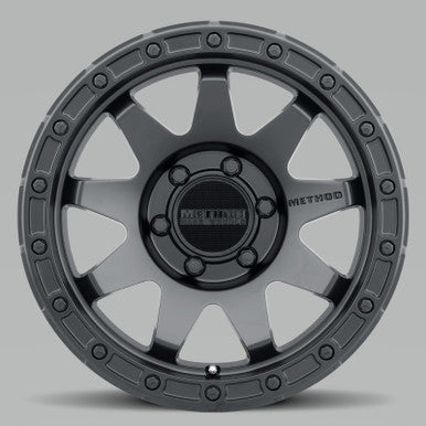 Method MR317 17x8.5 0mm Offset 6x5.5 106.25mm CB Matte Black Wheel - MR31778560500