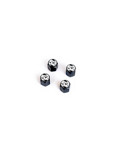 Fifteen52 Valve Stem Cap Set - Black - 4 Pieces - 52-VALVE-PACK-BLACK