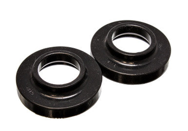 Energy Suspension 97-06 Jeep Wrangler TJ Black Front Spring Pad Set - 2.6101G