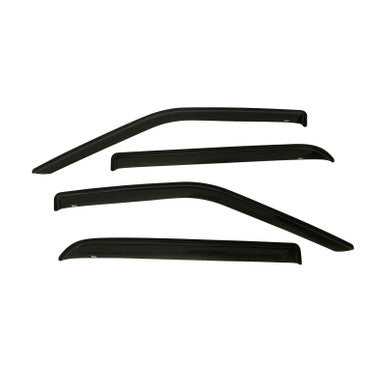 Westin 2015-2018 Ford F-150 SuperCrew Slim Wind Deflector 4pc - Smoke - 72-37444