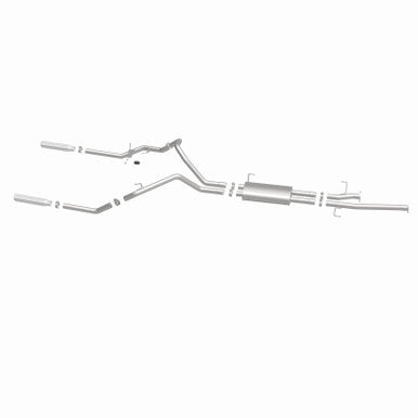 MagnaFlow 14 Toyota Tundra V8 4.6L/5.7L Stainless Cat Back Exhaust Dual Split Rear Exit - 15305