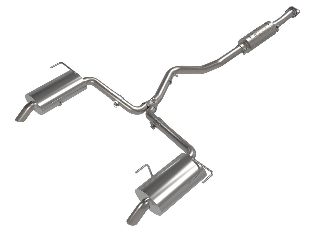 aFe Takeda 2-1/2 IN to 2-1/4 IN 304 Stainless Steel Cat-Back Exhaust for 2020+ Subaru Outback H4-2.4L