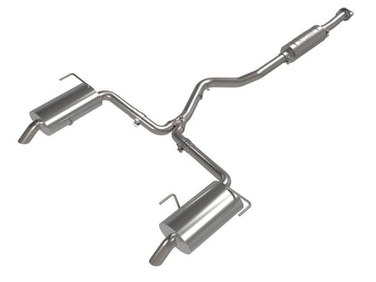 aFe Takeda 2-1/2 IN to 2-1/4 IN 304 Stainless Steel Cat-Back Exhaust for 2020+ Subaru Outback H4-2.4L