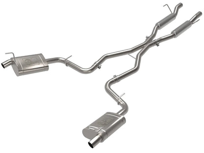 aFe Vulcan Series 2-1/4 IN to 2-1/2 IN 304 Stainless Steel Cat-Back Exhaust System