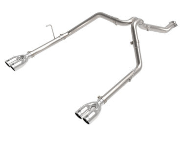 aFe Vulcan Series 3in 304SS Cat-Back 21 Jeep Gladiator V6-3.0L (td) - Dual Polished Tip - 49-38095-P