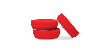 Griots Garage 3in Red Waxing Pads (Set of 3) - Case of 12 - 11263