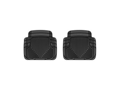 WeatherTech 99 BMW M3 Convertible Rear Rubber Mats - Black - W50