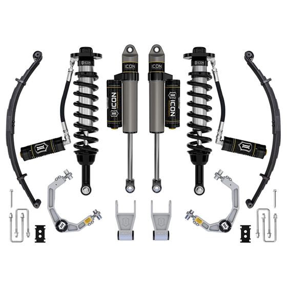 21-23 Ford F150 Tremor 4WD 2.5-3" Stage 3 Suspension Sys Billet UCA / Leaf Pack - K93163L