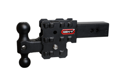 Gen-Y Phantom-X 2.5in Solid Shank 2.5in Drop 1.6K TW 16K Hitch w/GH-051 (No Flat Towing) - GH-2412X