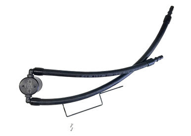 J&amp;L 11-25 Jeep Grand Cherokee 5.7L Passenger Side Oil Separator 3.0 - Black Anodized - 3066P-B
