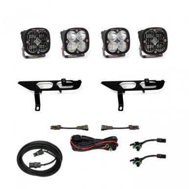 Baja Designs SAE Clear Squadron Pro DC Fog Pocket Kit For 2021-23 Ford F-150 - 447699
