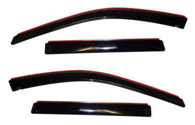 AVS 11-18 Jeep Grand Cherokee (Not L Model) Ventvisor In-Chnl FRT & RR Window Deflectors 4pc - Smoke - 194252