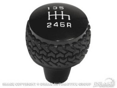 DV8 Offroad 6-Speed Shift Knob For 2011-2018 Jeep JK - Black - D-JP-181112-BK