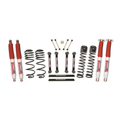 Skyjacker Jeep TJ/LJ 4in Dual Rate Long Travel Front/Rear Kit w/ Hydro 7000 Shocks - TJ401BPHLT