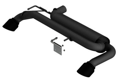 Borla 2021+ Ford Bronco 2.3L 4WD ATAK Axle Back Exhaust w/ Black Coated Tips - 11975CB