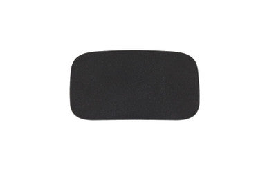 Kentrol 07-18 Jeep Wrangler JK Plate Delete Badge - Textured Black - 80708