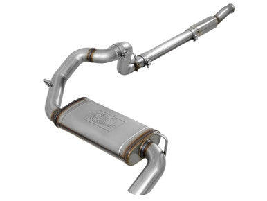 aFe MACH Force-Xp 3 IN 409 Stainless Steel Hi-Tuck Cat-Back Exhaust System For 2018+ Jeep Wrangler - 49-48079