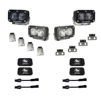 Baja Designs S2 SAE Pro Clear Fog Pocket Light Kit For 2021+ Ford Raptor/2022+ Bronco Raptor - 448180