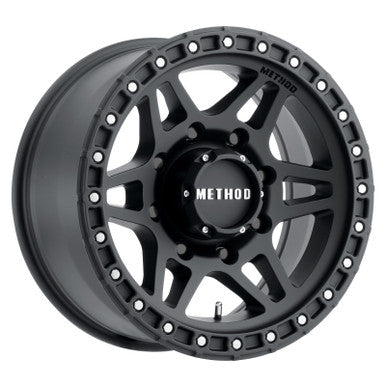 Method MR312 18x9 +18mm Offset 8x6.5 130.81mm CB Matte Black Wheel - MR31289080518