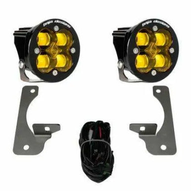 Baja Designs Squadron R SAE Light Kit For 2013-16 Jeep Wrangler - Amber - 587525