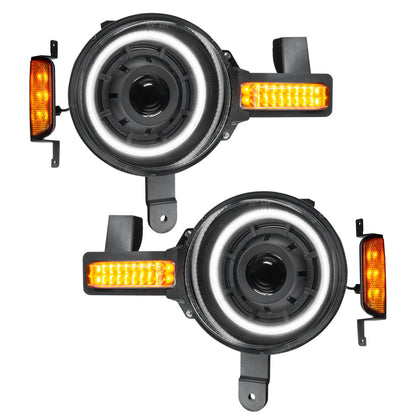Oracle 2021+ Ford Bronco Oculus Bi-LED Projector Headlights - ColorSHIFT LED - 5886-BC2