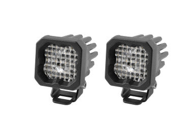 Diode Dynamics Stage Series C1 LED Pod Sport - White Wide Standard ABL (Pair) - DD6440P