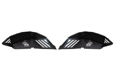 Fishbone Offroad 2018+ Jeep Wrangler - Black Powdercoat Rear Inner Fenders - FB33193R