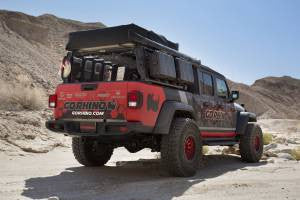 Go Rhino 19-21 Jeep Gladiator XRS Overland Xtreme Rack - Black - 5950000T - Installed