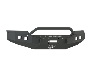 Road Armor 15-19 GMC 2500 Stealth Front Winch Bumper w/Pre-Runner Guard - Tex Blk - 215R4B