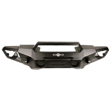 Rock Slide 07-18 Jeep Wrangler JK Big Sky Aluminum Mid Front Bumper w/ Winch Plate - FB-F-300-JK