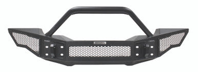Go Rhino 07-20 Jeep Wrangler JL/JLU/JK/JKU/Gladiator JT Rockline Full Width Bumper w/ Overrider - 331201T