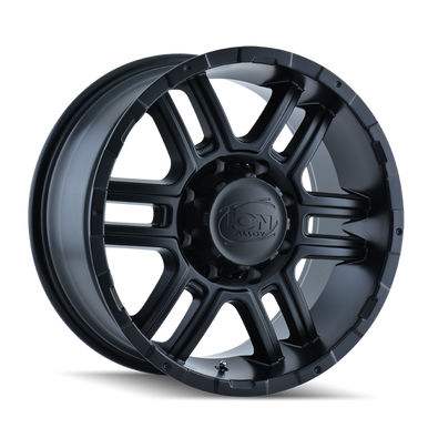 ION Type 179 17x8 / 5x127 BP / 10mm Offset / 83.82mm Hub Matte Black Wheel - 179-7873MB