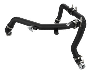 aFe 21+ Ford Bronco V6-2.7Ltt BladeRunner Alum Hot Charge Pipe - Black - 46-20588-B