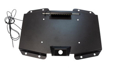 Kentrol 2018+ Jeep Wrangler JL Back Side License Plate Mount Black - 80718