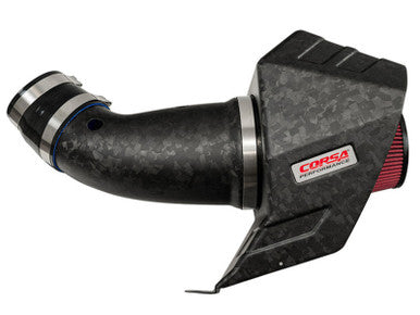 Corsa 2020-2023 Dodge Durango SRT Hellcat Carbon Fiber Air Intake w/ DryTech Forged CF - Black - 44011D-MF