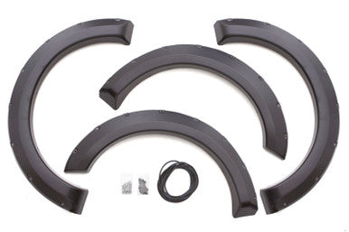 Lund 09-14 Ford F-150 (Ex Raptor) RX-Rivet Style Textured Elite Series Fender Flares - Black (4 Pc.) - RX312T