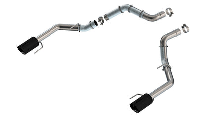 Borla 21-25 F-150 Ford Raptor 3in Tail Pipe Kit 5in Tip - Brawler Ceramic Black - 60727BRCB