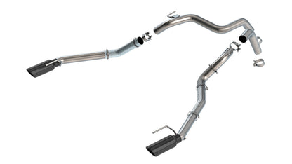 Borla 24-25 Ford Ranger Raptor 2.75in Tailpipe Kit 4in Tip - Brawler Ceramic Black - 60743BC