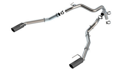 Borla 24-25 Ford Ranger Raptor 2.75in Tail Pipe Kit 4in Tip - Ceramic Black - 60743BRCB