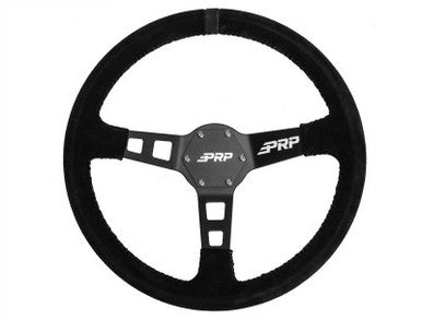 PRP Heated Comp-R Suede Steering Wheel - Black - G250-H