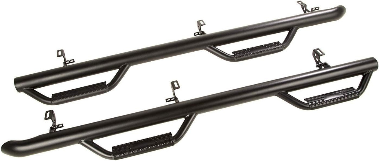 Rugged Ridge Spartan Nerf Bar Textured Black 18-20 Jeep Wrangler JL 4 Door - 11596.04