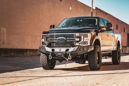 2017 Ford F250 Evolution Front Winch Bumper With Sheet Metal Pre Runner- Black