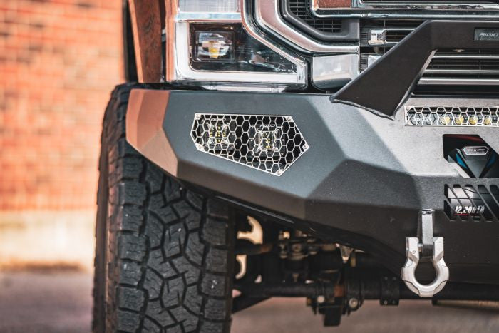 2017 Ford F250 Evolution Front Winch Bumper With Sheet Metal Pre Runner- Close Up